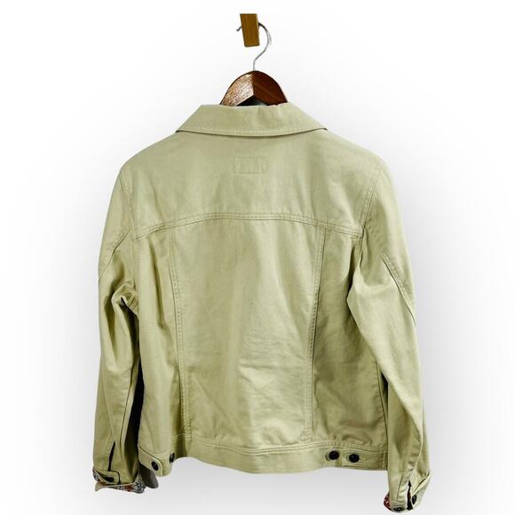 L.L. Bean Field Jacket Womenβs Small Cotton Khaki Casual Coastal Layering - Picture 4 of 14